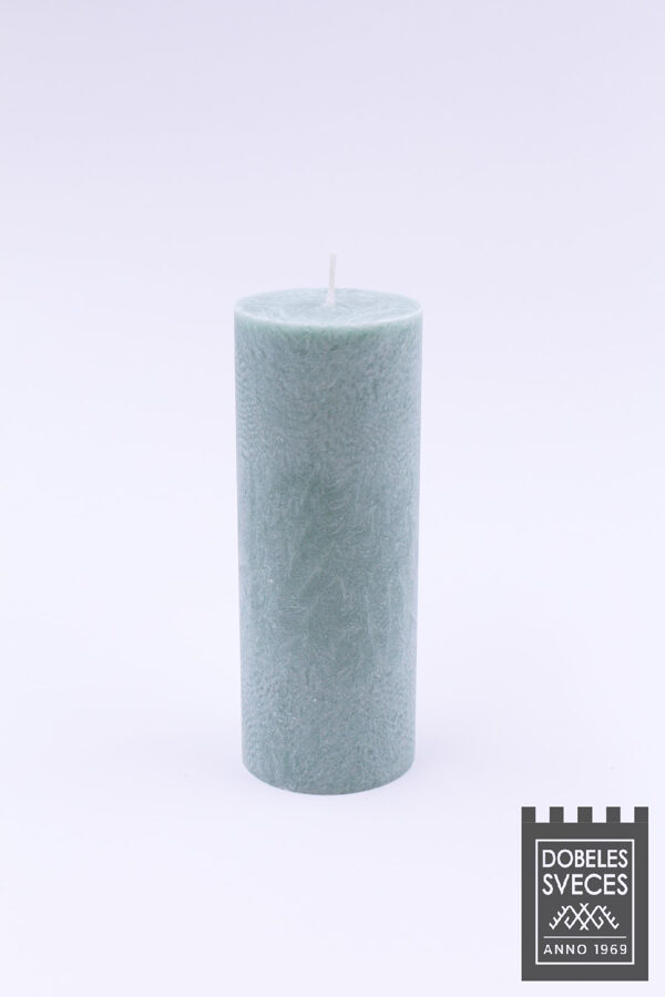 Olīveļļas cilindriska svece - MINT