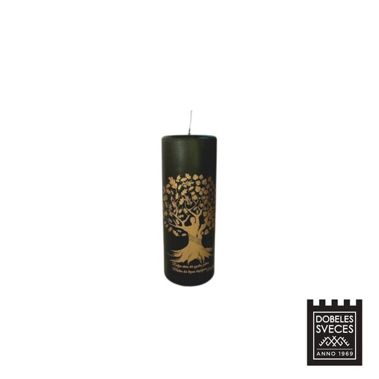 CILINDRS ar apdruku olīvzaļā krāsā