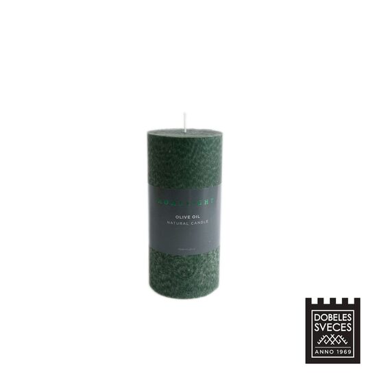 "HOMELIGHT" olīveļļas cilindriska svece 60 x 120 mm