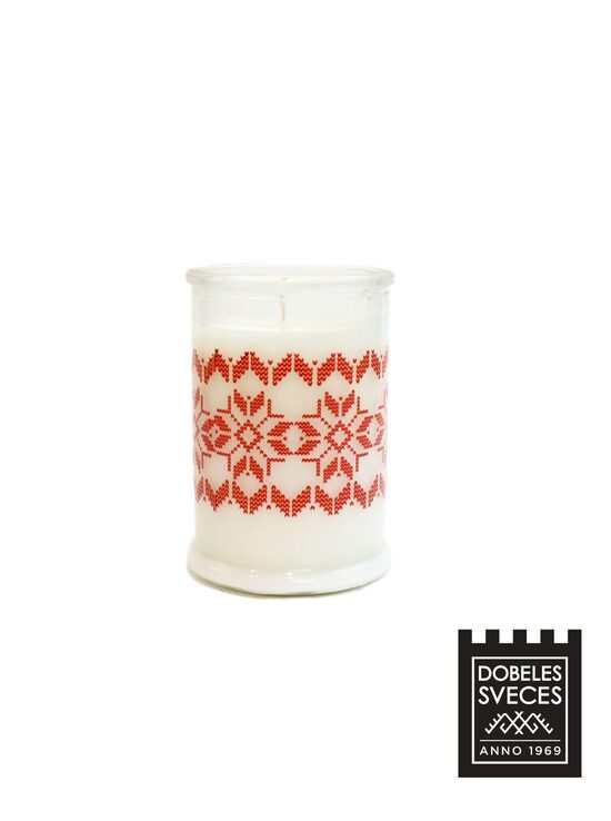 SVECE STIKLA TRAUKĀ AR TAUTISKU APDRUKU