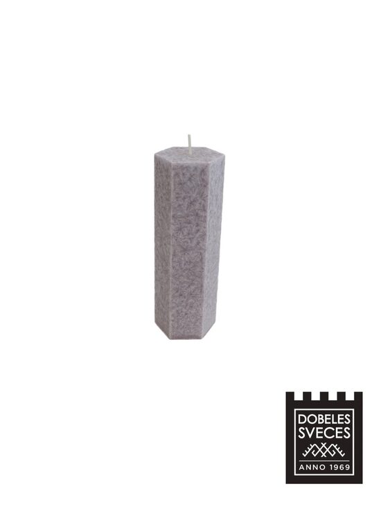 KRISTĀLSTEARĪNA CILINDRS LILLĀ 50 x 150 mm