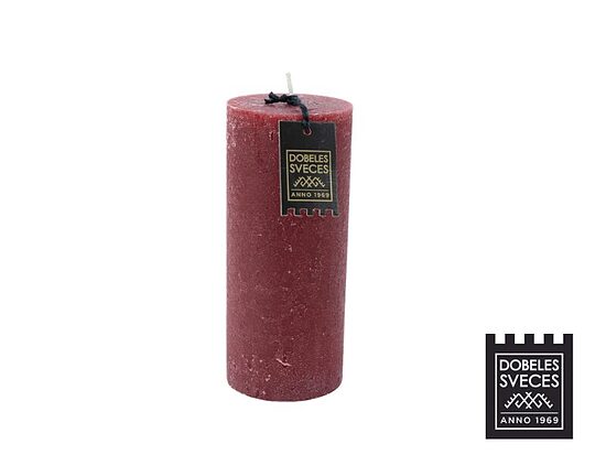 RUSTIKA CILINDRS 60x140 mm BORDO