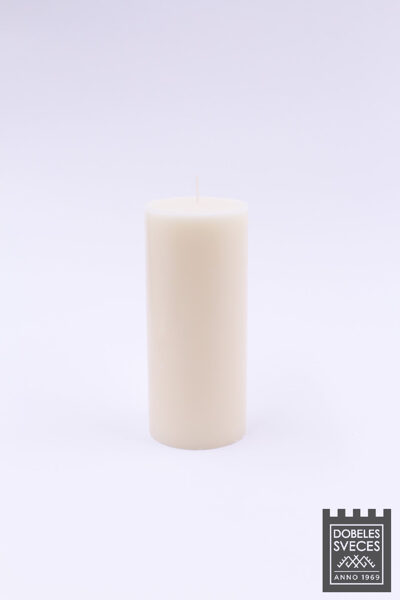 Lieta stearīna cilindriska svece - IVORY